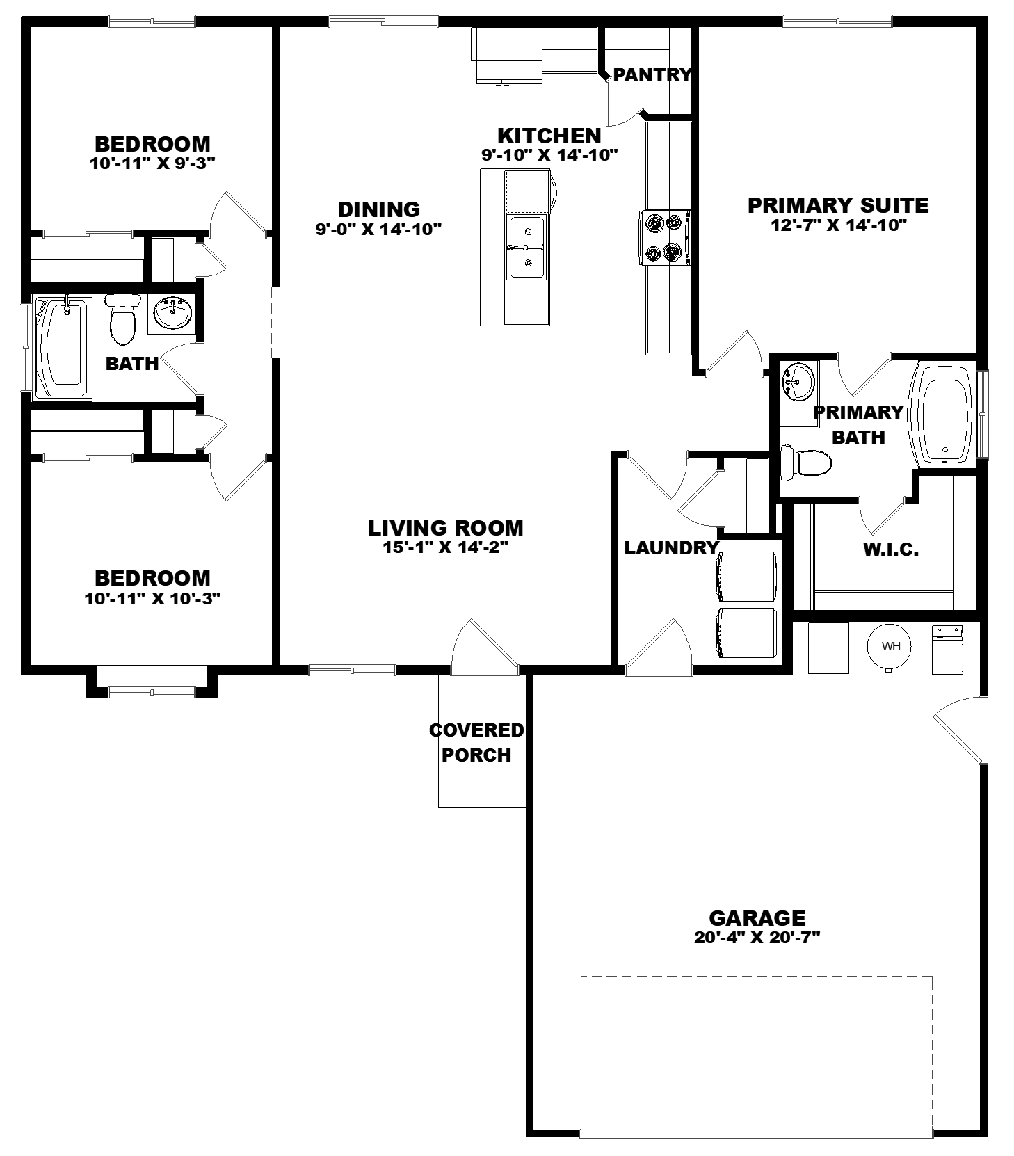 The Lily floor plan