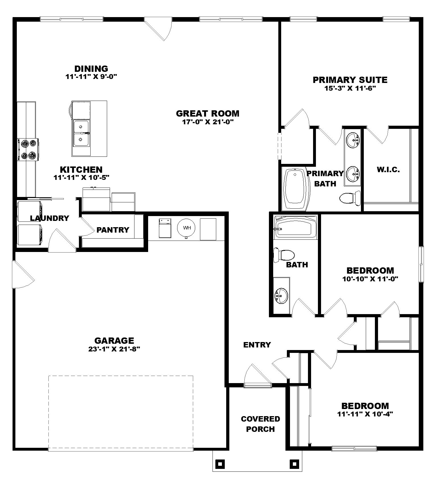 The Willow Creek floor plan